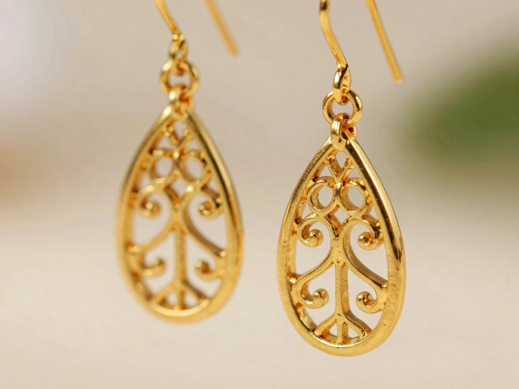 Radiance Gold Earrings